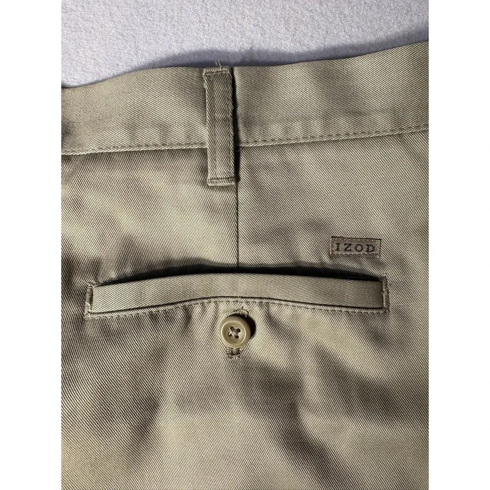 Izod Beige/tan/khaki Pleated dress pants 36x32